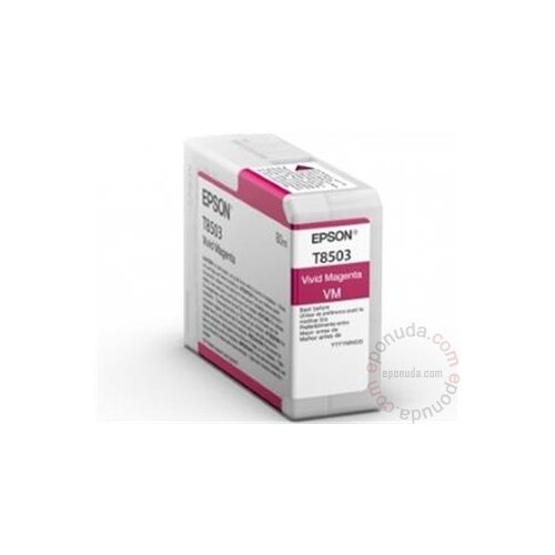 Epson kartu&amp;scaron;a T8503 (C13T850300) (&amp;scaron;krlatna), original Slike
