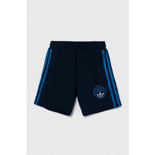 Adidas Otroške kratke hlače mornarsko modra barva