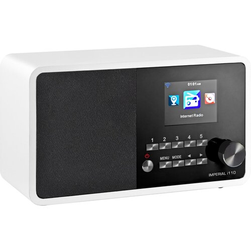  Imperial, i110 Wi-Fi internetni radio s funkcijo večpredstavnostnega predvajalnika, Bela, (5000250516) Cene