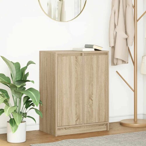 vidaXL Komoda sonoma hrast 57x34x76 cm inženirski les Cene