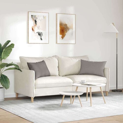 VidaXL jastučići za sofu 2 pcs sivo-smeđa 60 x 40 cm tkanina Slike