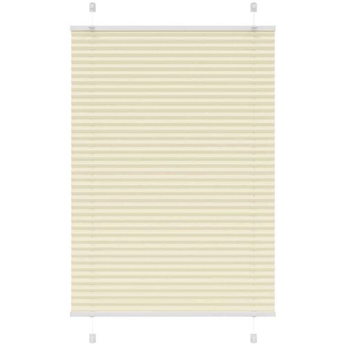 vidaXL Plisirana roleta krem 100x100 cm širina tkanine 99,4 cm Cene