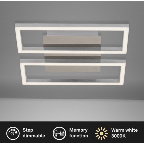 BRILONER 3107-012 - led prigu&amp;scaron;iva plafonsko svetlo frame 2xLED/7,25W/230V Slike