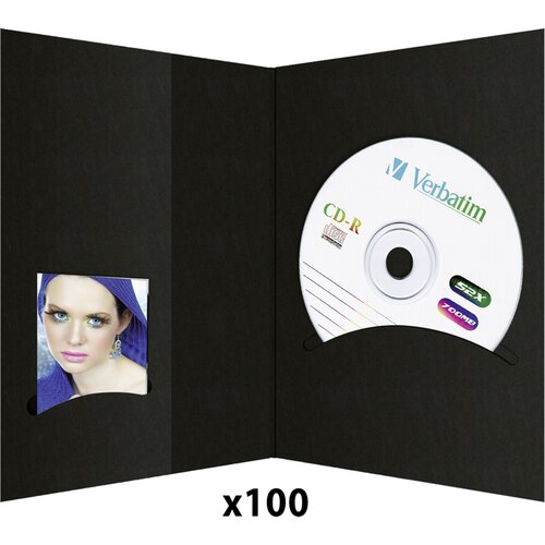 DAIBER 1x100 folders with cd archieve, 10x15, black Cijene