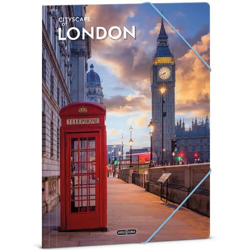 Ars Una Cityscape of London gumena mapa A/4 Slike