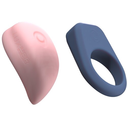 Luxus Interactive Couples Sex Toy App Controlled Pink-Blue Cijene