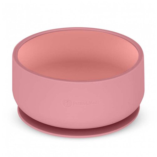 Petite&Mars silikonska zdjelica s vakuumom 450 ml Take&Match 6 m+, Dusty Rose Cijene