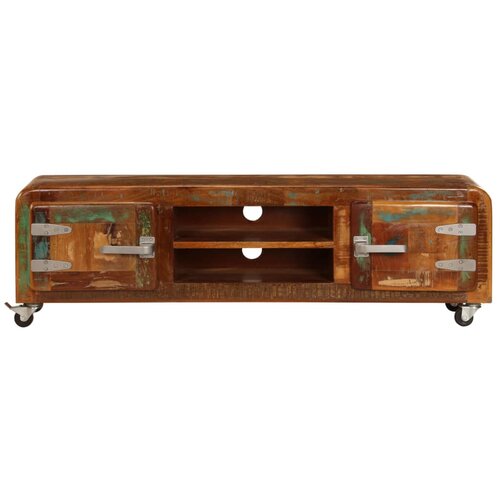 Maison Chic TV omarica - TV stojalo - Televizijska omarica 120x30x36 cm trden predelan les, (21699784) Slike