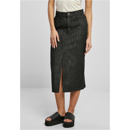 UC Ladies Ladies Midi Denim Skirt black washed Cene