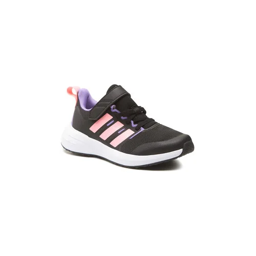 Adidas Čevlji Fortarun 2.0 Cloudfoam Sport Running Elastic Lace Top Strap Shoes HR0289 Črna