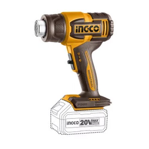 INGCO TOOLS Fen 20V 300/550&amp;deg;C s nastavcima HGLI2006 Slike
