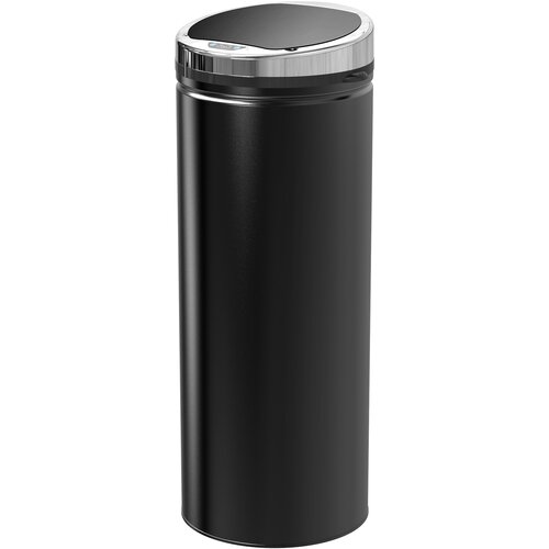 HOMCOM avtomatski ko&scaron; za smeti z infrardečim senzorjem in prostornino 50 l, iz nerjavečega jekla in plastike, črn, 30,5x30,5x81,5 cm, (20745263) Cene