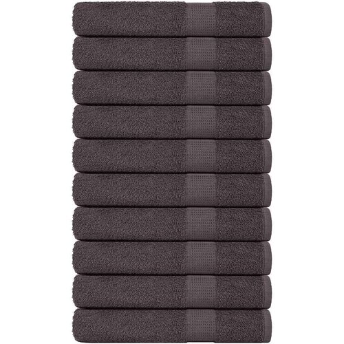 vidaXL Ručnici za saunu 10 kom antracit 80x200 cm 360 gsm 100 % pamuk Cijene