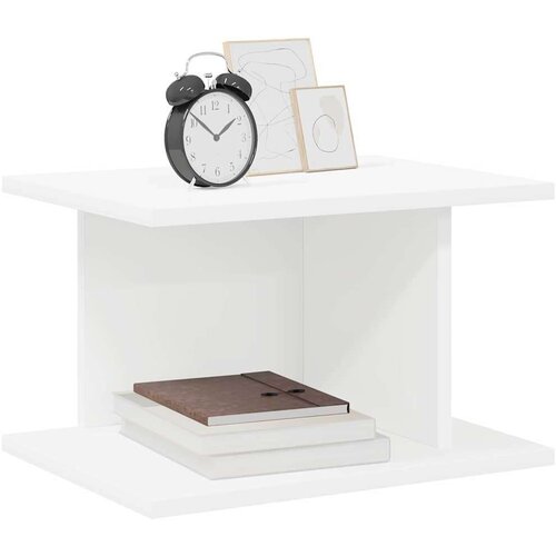  Noćni ormarić 2 pcs Bijelo 40 x 30 x 25 cm Konstruirano drvo Slike