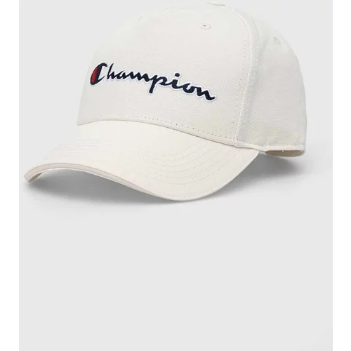 Champion Bombažna bejzbolska kapa bela barva