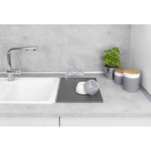 Wenko Siva gumijasta odcejalna podloga 40x30 cm Maxi &amp;ndash; Slike