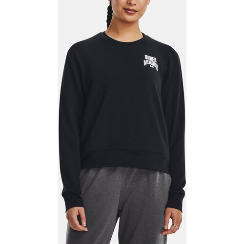 Under Armour Sweatshirt UA Rival Terry Graphic Crew-BLK - Women Cene
