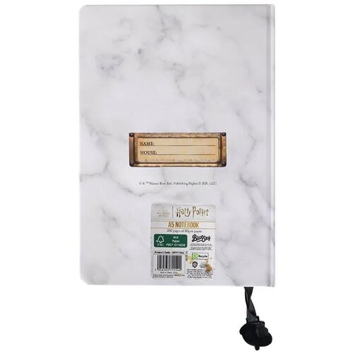 Blue Sky HARRY POTTER A5 CHUNKY NOTEBOOK MARBLE (FSC) Cene