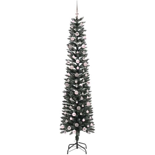  Umjetno božićno drvce s stalakom Zelena 58 x 58 x 240 cm Slike