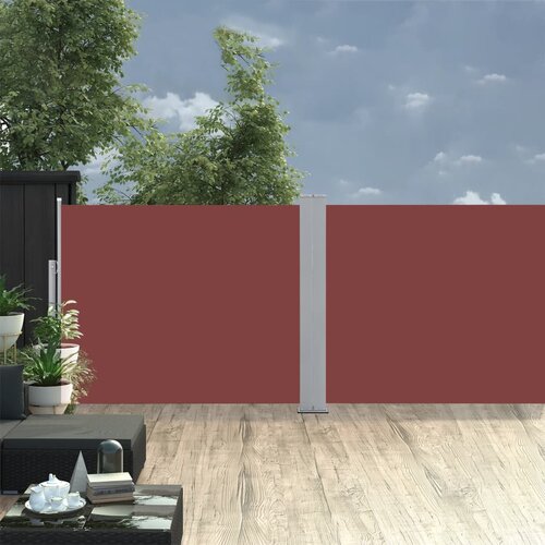 vidaXL Zložljiva stranska tenda rjava 140x1000 cm Cene