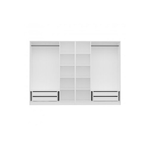 Hanah home Kale Mebran 4020 Ormar, 225x190x52cm, Bijeli Slike