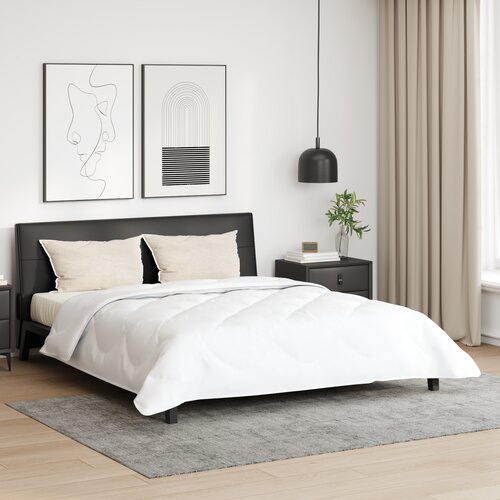 vidaXL Poplun s jastukom 3 pcs Bijelo 200 x 200 cm Mikrofibra Cene