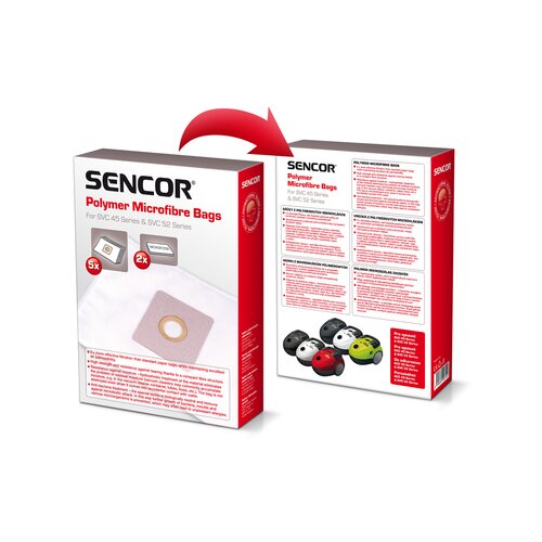 Sencor vrećice za usisavač SVC 45RD/WH, 5pcs Slike