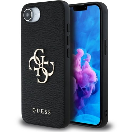 Guess GUHCPSE4PGT4MBK ovitek za iPhone 16e - Grained - črn Cene