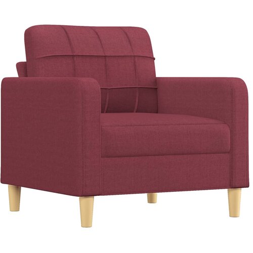 vidaXL Fotelj vinsko rdeč 60 cm blago, (20803839) Cene