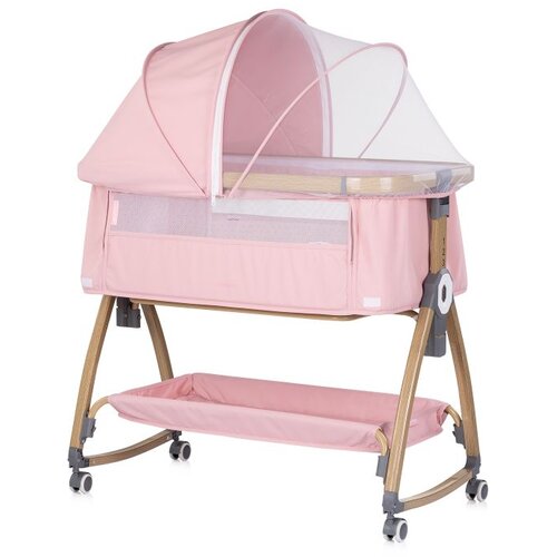 Chipolino kolijevka s bočnom stranicom na spu&scaron;tanje Charisma Powder Pink/Wood Cijene