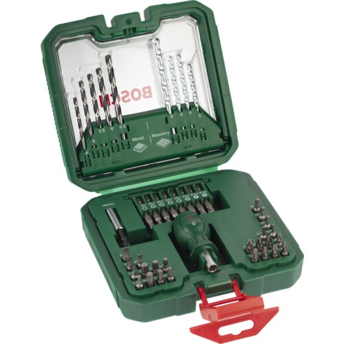 Bosch Set bit nastavaka i držača 2608522566, S - PH, PZ, SL, HEX, TORX, sigurnosni TORX + Quick-Change držač, 43 komada Slike