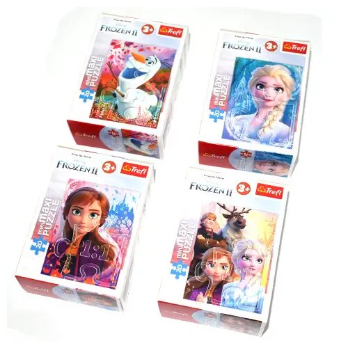 Trefl Disney: Ledeno kraljestvo II mini maxi 20-delna sestavljanka 4 različne - Cene