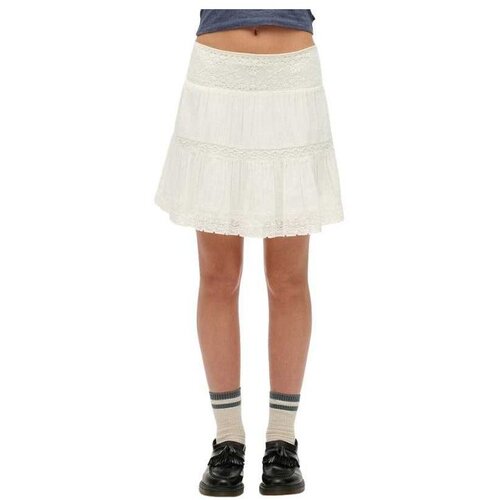 Superdry bela mini suknja Cene