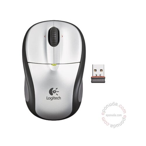 Logitech M305 Silver Wireless Optical Mouse mi&amp;scaron; Slike