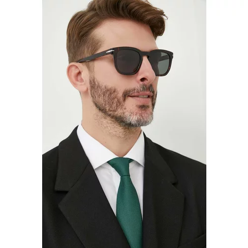 David Beckham Sončna očala moški, rjava barva