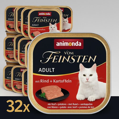 Animonda Vom Feinsten Adult Govedina Krompir 32x100g – Vlažna Hrana Cene