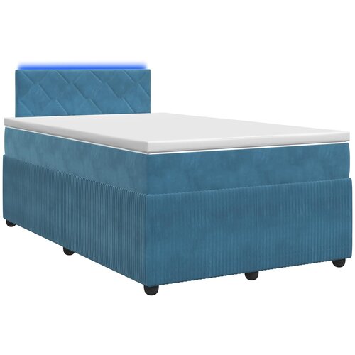  Boxspring krevet s madracem Plava 120 x 190 cm Bar&amp;scaron;un Slike