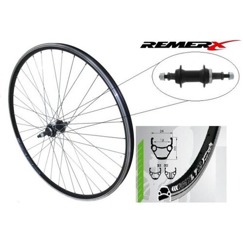  ZADNJI KOTAČ 28"/29" (622mm) CRNA GLAVA Cijene