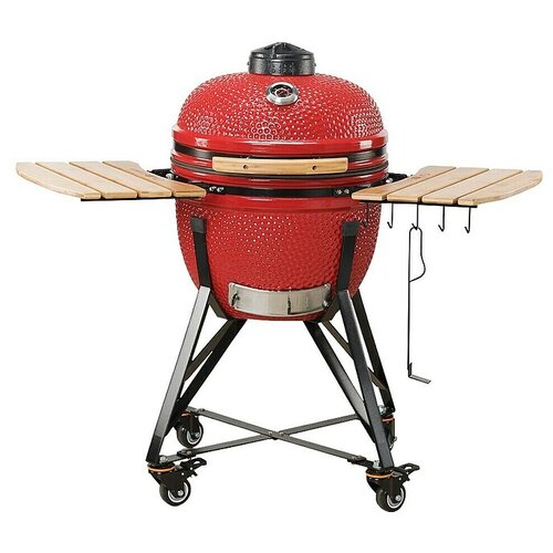 Bono Roštilj na drveni ugljen Kamado Media (Promjer površine roštilja: 43 cm, Crvena) Cijene