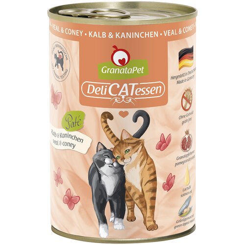 Granatapet Varčno pakiranje DeliCatessen 24 x 400 g - Teletina & zajec Cene