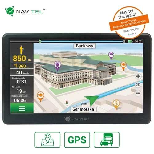 Navitel GPS navigacija E700, 7 touch, MicroSD, karte celotne Evrope