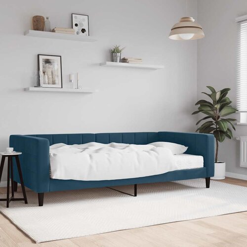  Dnevni krevet s madracem plavi 100 x 200 cm bar&scaron;unasti Cijene
