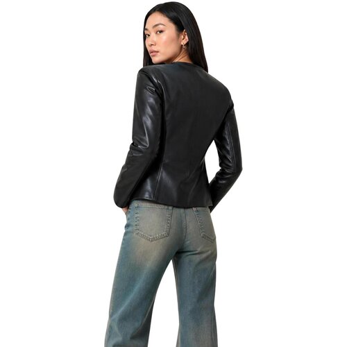 Only ONLBITTEN MIX FAUX LEATHER Crna Slike