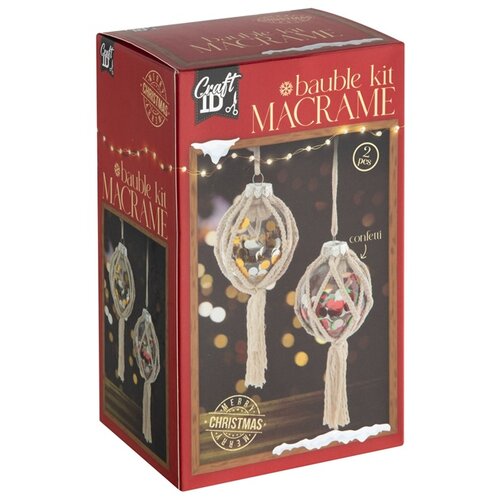  Macrame Bauble Kit XMAS Cene