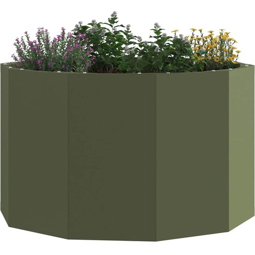  Sadilica Maslinasto zelena 60 x 60 x 35 cm Čelik Slike