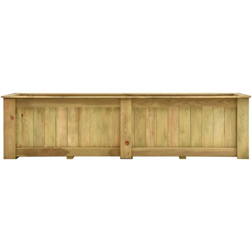Maison Chic Dvignjeno Cvetlično korito - Cvetlični Lonec 196x50x50 cm impregnirana borovina, (21789079) Slike