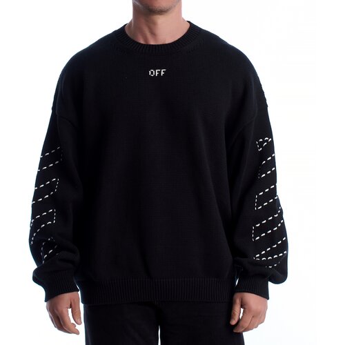 Off-white Puloverji OMHE191C99KNI001-1061 Črna Cene