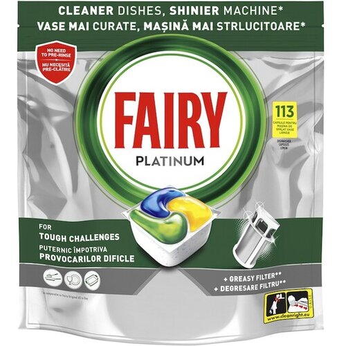 Fairy Kapsule za pranje sudova Platinum 113 kom Cene