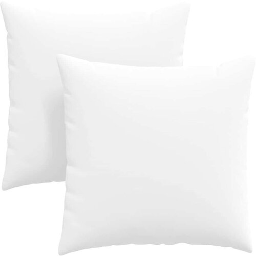 VidaXL jastučići za sofu 2 pcs bijelo 60 x 60 cm tkanina Slike
