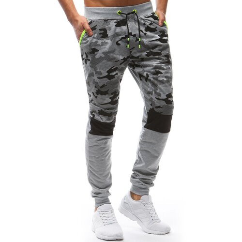 DStreet Spodnie męskie dresowe camo szare Cijene